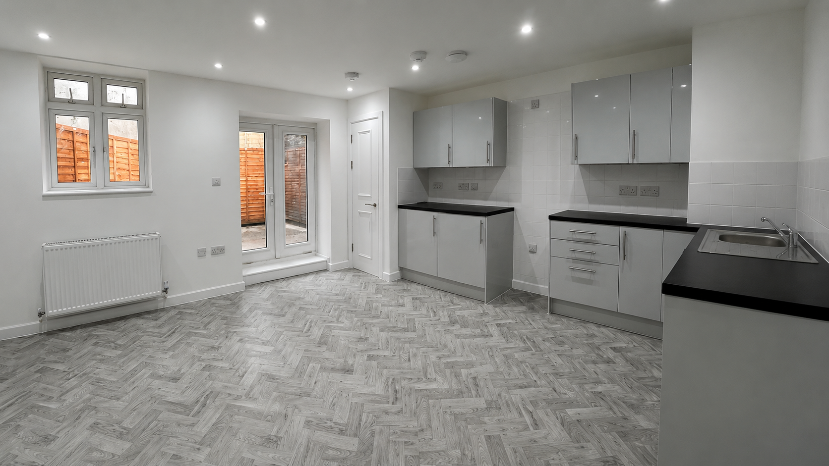 Flat 1 after — room 1