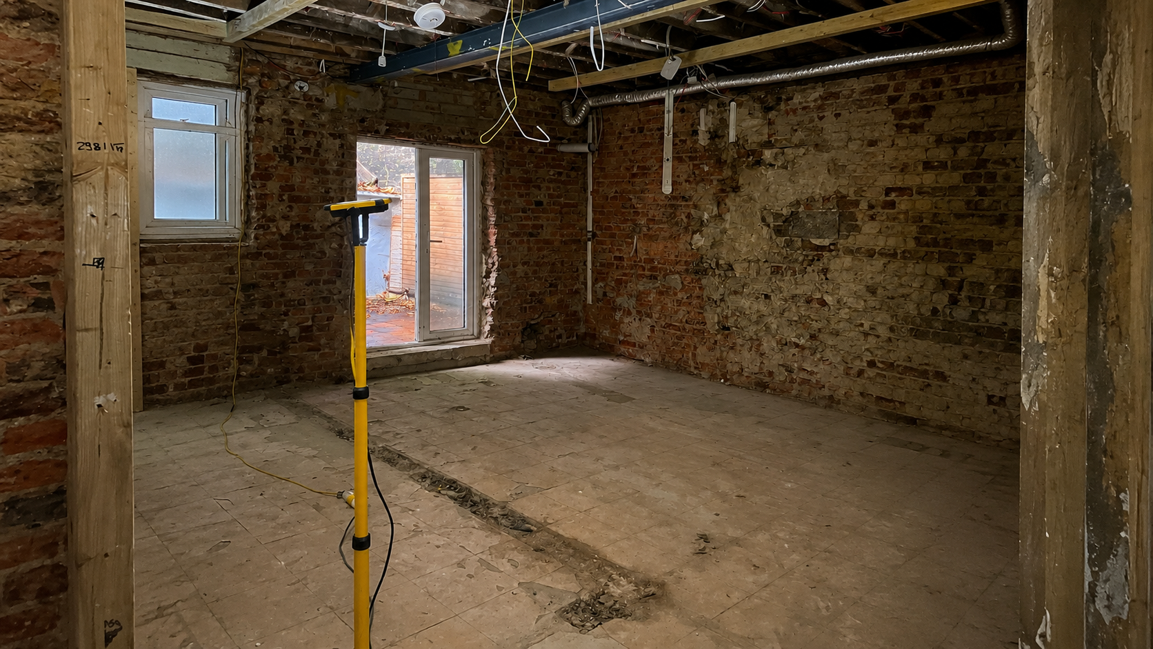 Flat 1 before — room 1